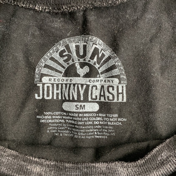 JOHNNY CASH Sun Records Graphic T-Shirt Size Small - Picture 9 of 14